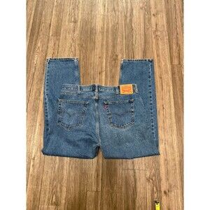 Levi's Men's 505 Mid‎ Rise Regular Fit Straight Leg Full Fit Jeans 40